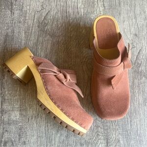 MIA Women's Blush Suede Mules